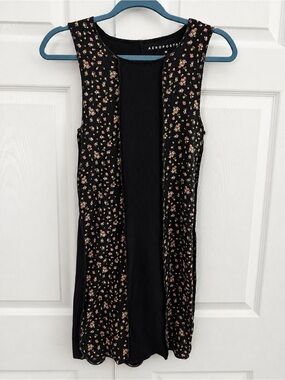 Aeropostale | Dresses | Aropostale Black White Heart Print Skater Dress Size Small